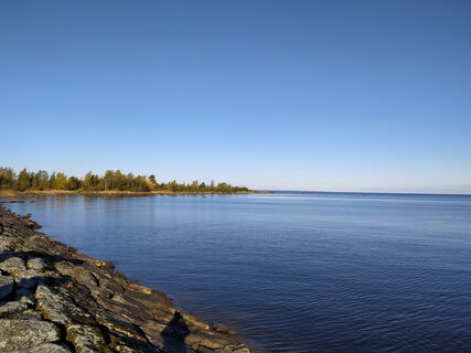 озеро, берег, вода