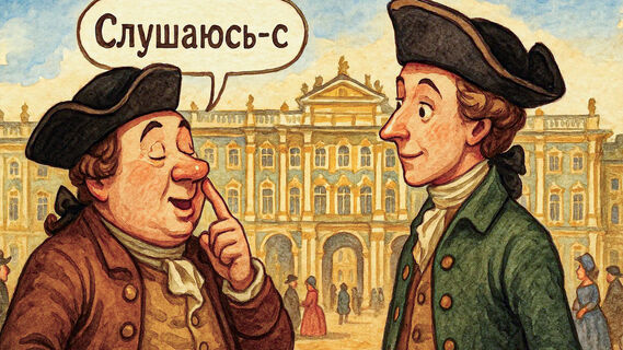 «Слушаюсь-с»: почему в старой России добавляли «с» к словам и что это значило
