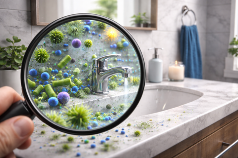 Рассадник бактерий: 2 места в ванной изучили под лупой и они грязнее привокзального туалета