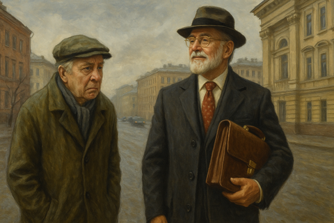 петербуржец и москвич