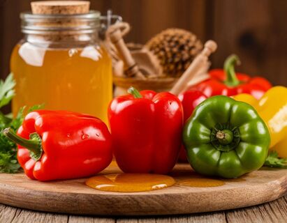 Перец на зиму закатываю с медом: на выходе получается пикантная закуска на все случаи жизни – такой вы еще не пробовали
