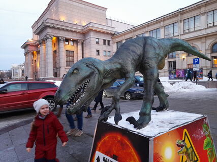 музей, девочка