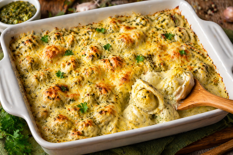 Этот соус превращает пельмени в кулинарный шедевр: кидаю в духовку — и готово