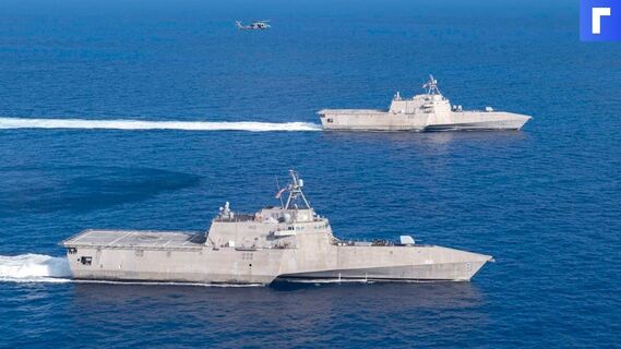 Российские корабли провели совместные учения в Японском море