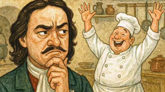 Петр Великий и Фельтен