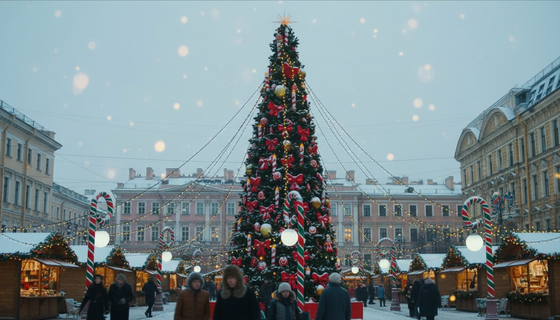 Рождественская ярмарка в Петербурге примерит русский наряд Рождественская ярмарка в Петербурге примерит русский наряд