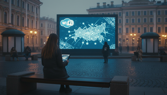 Петербург окутал бесплатный беспроводной интернет: локаций уже свыше тысячи — где их искать?
