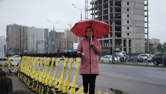 Не разогнаться и не припарковаться: в Кудрово ввели тройные ограничения для самокатов