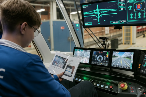 Первый звонок — и сразу на рельсы: в Невском районе открыли ГЭТ‑класс для будущих работников городского транспорта