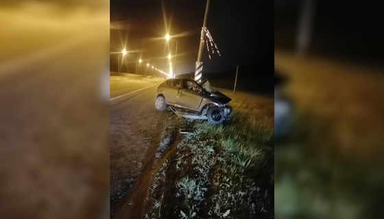 На М‑10 в Ленобласти столб стал последней остановкой: водитель легковушки погиб