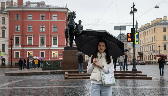 Выходной под серым зонтом: Петербург в воскресенье окутают тучи и дождь