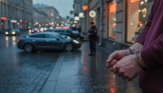 Не тот заряд: дилера на «Тесле» с килограммом «синтетики» задержали в Петербурге