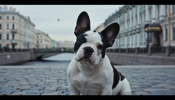 Петербургская «француженка» в книге рекордов: бульдог родила целый детский сад