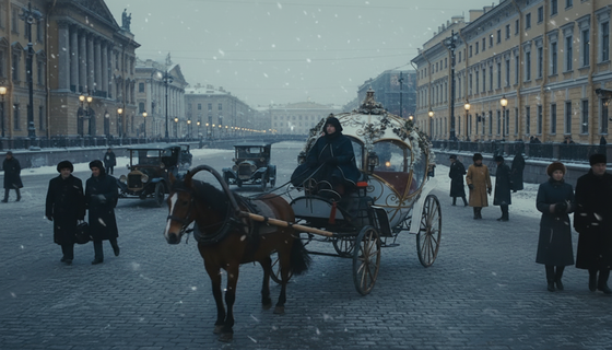 Пулково включило зимний тариф и петербуржцы отправились в аэропорт на карете