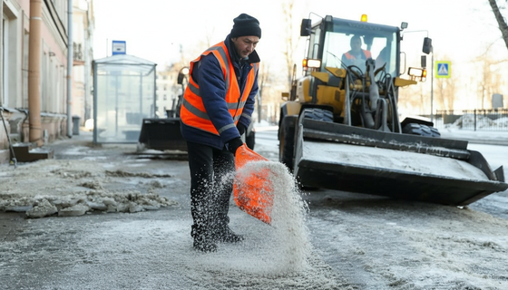 Смольный раскрыл зимнее «меню» для дорог: чем и как будут укрощать гололёд