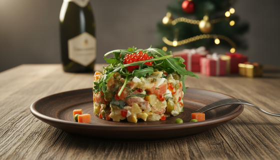 Подорожал на 3%: новогодний Оливье в Петербурге обойдется в 251 рубль