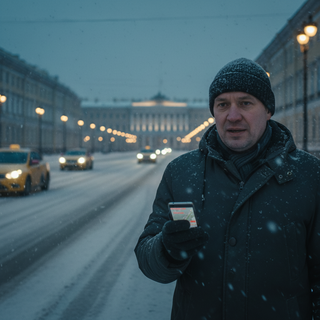 Первый снег — и цены поползли: в Петербурге вечером 15 ноября подорожали поездки на такси