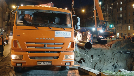 Горячий вопрос закрыт: на Васильевском острове починили теплопровод