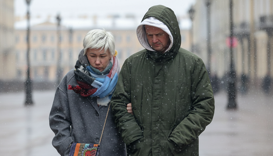 Зима на повторе: мокрый снег в Петербурге затянет все выходные