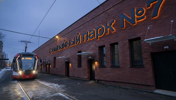 Счастливая «семёрка» Петербурга снова в строю: завершена капитальная реконструкция Трамвайного парка №7