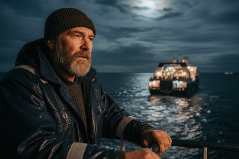 Ледяной завод на волнах ожил: «Капитан Геллер» вышел на ходовые испытания