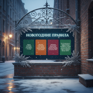 Петербург утвердил правила новогодних витрин — не всё, что блестит, разрешено