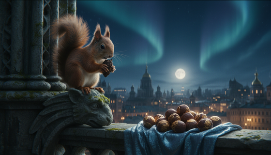 В Петербурге на День матери поздравили многодетную маму — белку