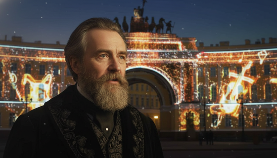 Музыка, которую можно увидеть: на Дворцовой пройдет световой спектакль в честь Чайковского