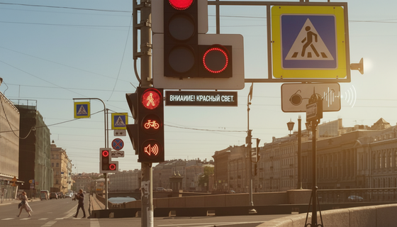 В Петербурге светофоры заговорили — но не так, как вы думаете: что в них изменили на самом деле