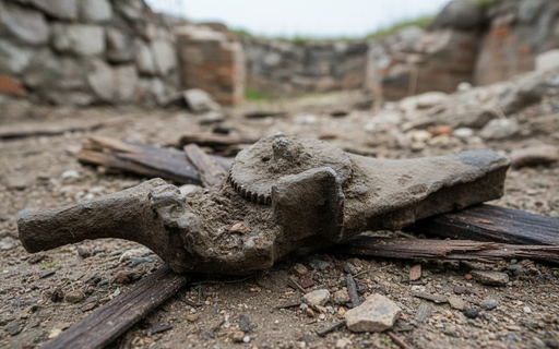 В Выборге нашли не пистолет, а его «сердце»: строители обнаружили колесцовый замок XVII века