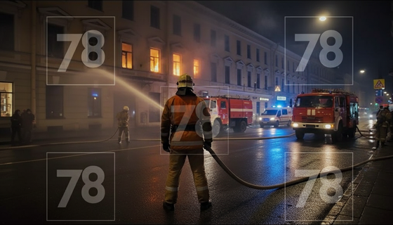 На Вознесенском — тревога: в доме вспыхнул пожар