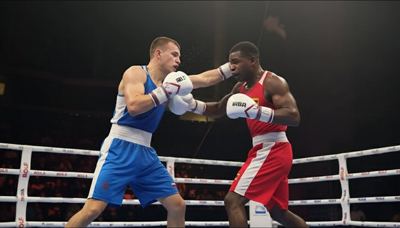 Северный лёд против дубайской жары: петербуржец одержал победу в бою на чемпионате мира по боксу