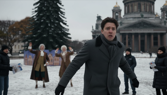 Что в Петербурге страшнее дождя: туристы признались, что бегут от назойливых ряженых зазывал