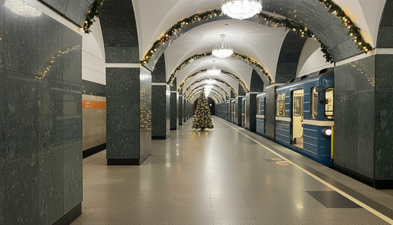 Метро Петербурга в новогоднюю ночь‑2026: как работает подземка в главную ночь года