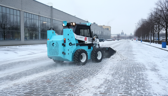 Петербург отправил новый коммунальный погрузчик на экзамен