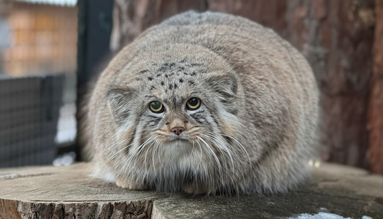 Стоп, жирок: манул Шу из Ленинградского зоопарка достиг сезонного пика веса — зажировка завершена