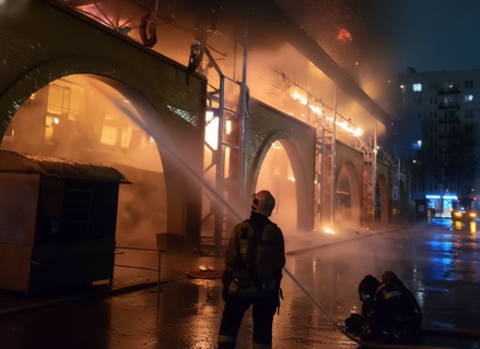 Две недели спустя пожар на Правобережном рынке напомнил о себе: нашли ещё одного погибшего