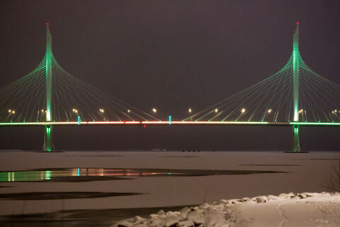 Ночные работы на ЗСД: как объехать южный участок