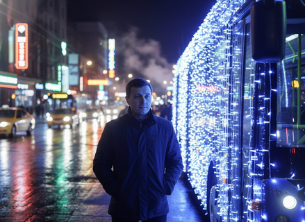 Праздник по расписанию: Петербург украсил трамваи и троллейбусы к Новому году