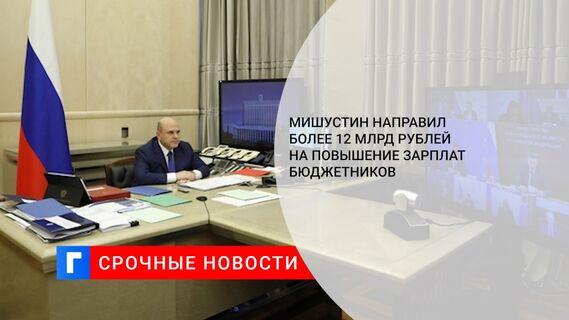Мишустин направил более 12 млрд рублей на повышение зарплат бюджетников