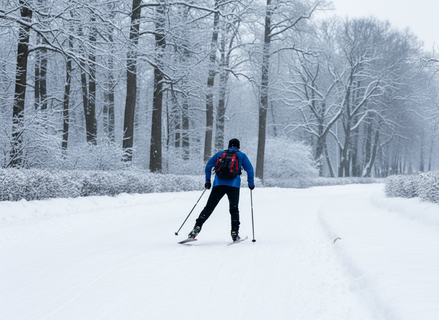 Остров зовёт на лыжи: на Крестовском открыли новую двухкилометровую трассу