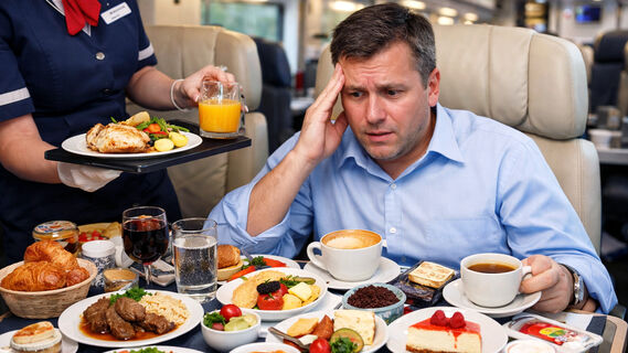 Пассажир, еда