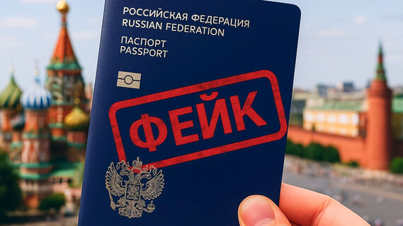 Синий паспорт оказался шуткой