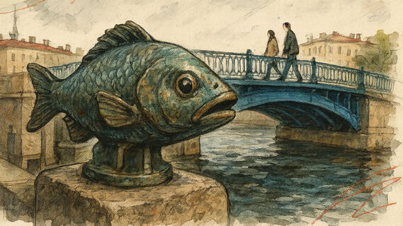 Синий мост в Кронштадте Синий мост в Кронштадте