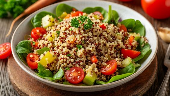 Вкус свежести: как огурец и лимон превращают киноа в идеальный летний обед