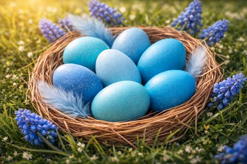 Не пасхальные яйца, а настоящие сапфиры: для покраски нужен только овощ - покупная химоза отправится в мусорку