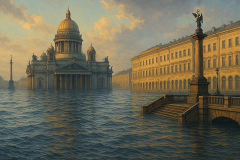 Петербург под водой арт