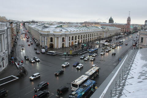 Невский проспект, пробки