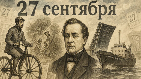 велосипед для императора, казанский собор, володарский мост и детский сад