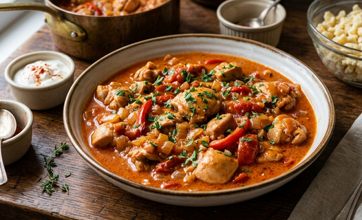 Секрет нежнейшей курицы: паприкаш по венгерскому рецепту, который я упростил